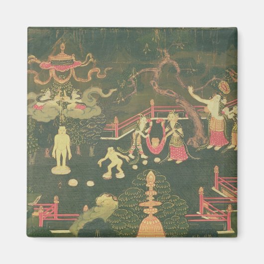 釈迦牟尼仏の生涯 マグネット (正面)