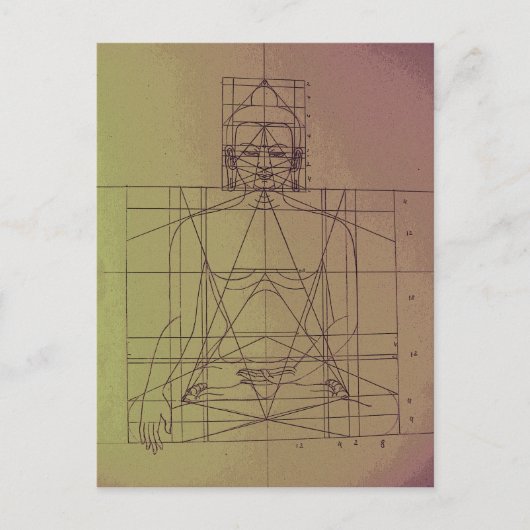 釈迦牟尼仏はがき ポストカード (正面)