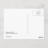 「釈迦牟尼仏」のはがき ポストカード (裏面)