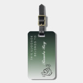 釈迦荷札 ラゲッジタグ (正面縦)