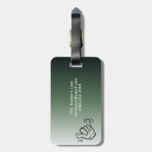 釈迦荷札 ラゲッジタグ (裏面縦)