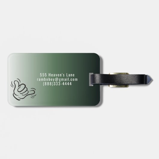 釈迦荷札 ラゲッジタグ (裏面横)