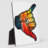 釈迦虹 フォトプラーク (側面)