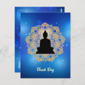 釈迦誕生日とマンダラ ヴァイシャーカ・プルニマ ポストカード (正面/裏面)
