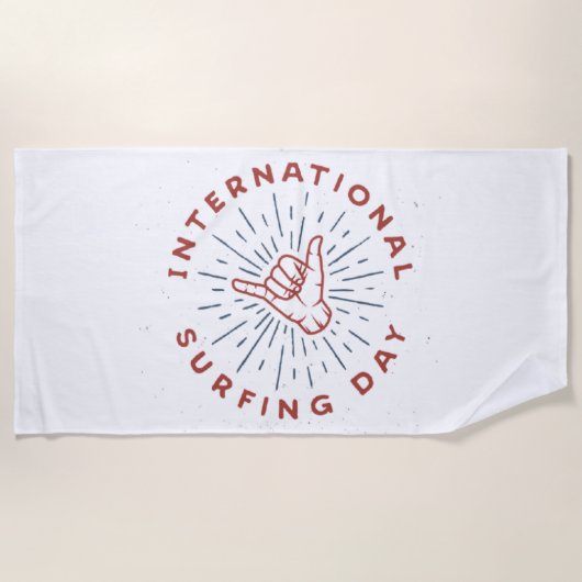 釈迦、釈迦手、ビーチ ビーチタオル (正面)