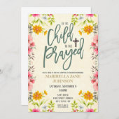 里子歓迎パーティー招待状 招待状 (正面/裏面)