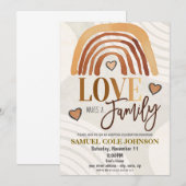 里子歓迎パーティー招待状 招待状 (正面/裏面)