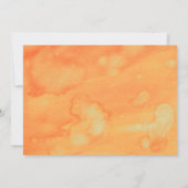 里山の森の狐のリハーサルディナー 招待状 (裏面)