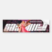 里見モータースポーツレース部門母性 バンパーステッカー (正面)