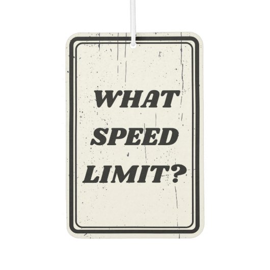 里見モータースポーツ制限速度は？ カーエアーフレッシュナー (正面)