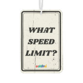 里見モータースポーツ制限速度は？ カーエアーフレッシュナー (裏面)