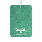 里見モータースポーツ「𝙬𝙚𝙚𝙥4𝙢𝙚グリーン」 カーエアーフレッシュナー (裏面)