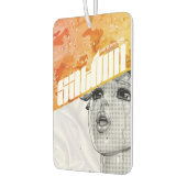 里見モータースポーツ「𝙬𝙚𝙚𝙥4𝙢𝙚金ゴールド」 カーエアーフレッシュナー (左)