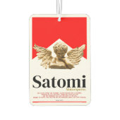 里見モータースポーツF-46 カーエアーフレッシュナー (裏面)