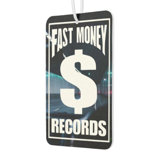 里見「ファストマネー」 カーエアーフレッシュナー (左)