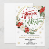 里親お披露目会のご案内 招待状 (正面/裏面)