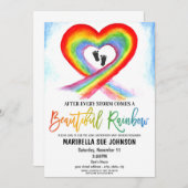 里親お披露目会のご案内 招待状 (正面/裏面)