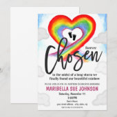 里親お披露目会のご案内 招待状 (正面/裏面)