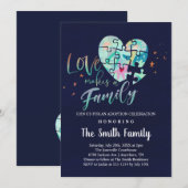 里親お披露目会 / シャワー招待状 招待状 (正面/裏面)