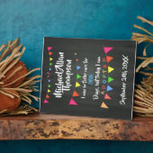 里親の発表気にの最終日 フォトプラーク (側面)