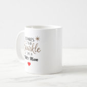 ✨里親へのスパークル引用文ギフト コーヒーマグカップ (正面左)