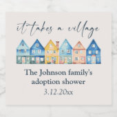 里親募集/里親募集 スパークリングワインラベル (シングルラベル)