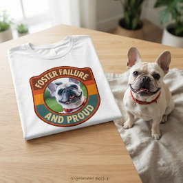 里親失敗を誇りにペット写真ギフト トライブレンドＴシャツ