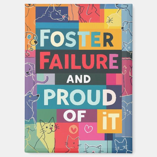 里親用動物里親不良磁石 マグネット (正面)