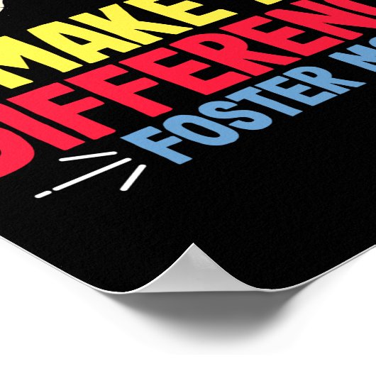 里親縁組を受けて母親育成を行う気に ポスター (角)