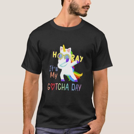 里親養子縁組ギフトHooray It's My Gotcha Tシャツ (正面)