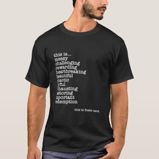 里親養育 里親 養子縁組 里親制度 Tシャツ (正面)