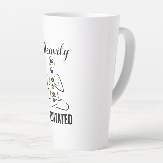 重いめい想チャクラ瞑想ラテマググ カフェラテマグ (右アングル)