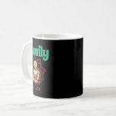 重いめい想亀のシール コーヒーマグカップ (正面左)