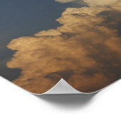 重いゲール嵐の雲 ポスター (角)