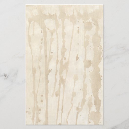 重いコーヒーの汚れた色あせた羊皮紙 便箋 (正面)