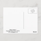 重いハート ポストカード (裏面)