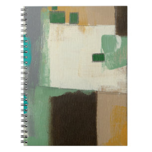 重いブラシの打撃との表現主義者の絵画 ノートブック