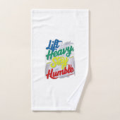 重いリフト、謙虚な滞在 バスタオルセット (ハンドタオル)