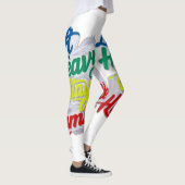 重いリフト、謙虚な滞在 レギンス (右)