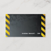 重い危険 名刺 (裏面)