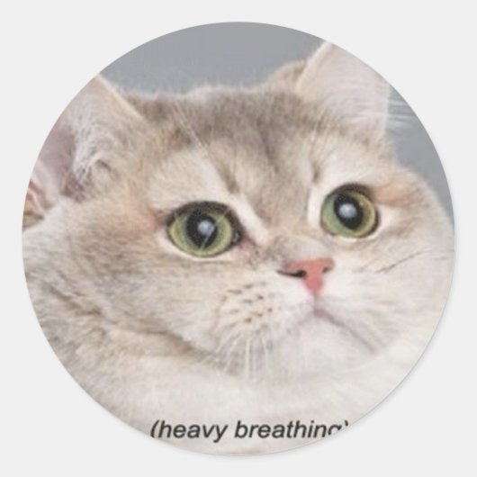 *重い呼吸 ラウンドシール (正面)