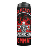 重い悪魔を持ち上げるとルームメイトになる タンブラー (正面)