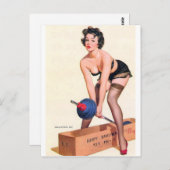 重い持ち上げピン ポストカード (正面/裏面)