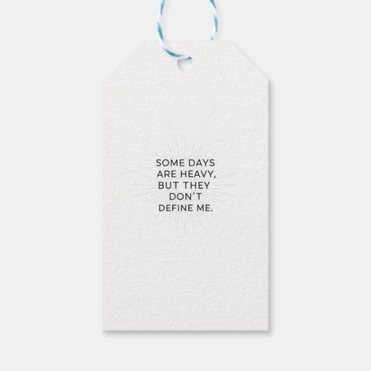 重い日 ギフトタグ (裏面)