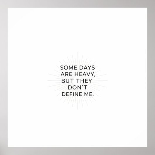 重い日 ポスター (正面)