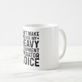 重い機器オペレータを使用しないVoic コーヒーマグカップ (正面右)