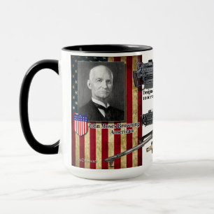 重い機関銃茶色にする1933のアメリカM2 マグカップ