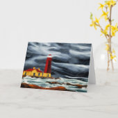 重い海、重い空 カード (黄色い花)