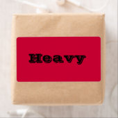 重い移動ラベル（赤） ラベル (インサイチュ)