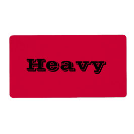 重い移動ラベル（赤） ラベル